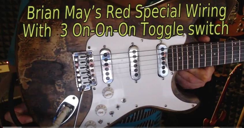 Red Special Wiring Schematic Using Only 3 On-On-On Toggle switches - PTB Tone Control & Solo Switch
