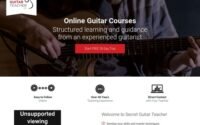 Prenez des cours de guitare en ligne avec le professeur de guitare secret