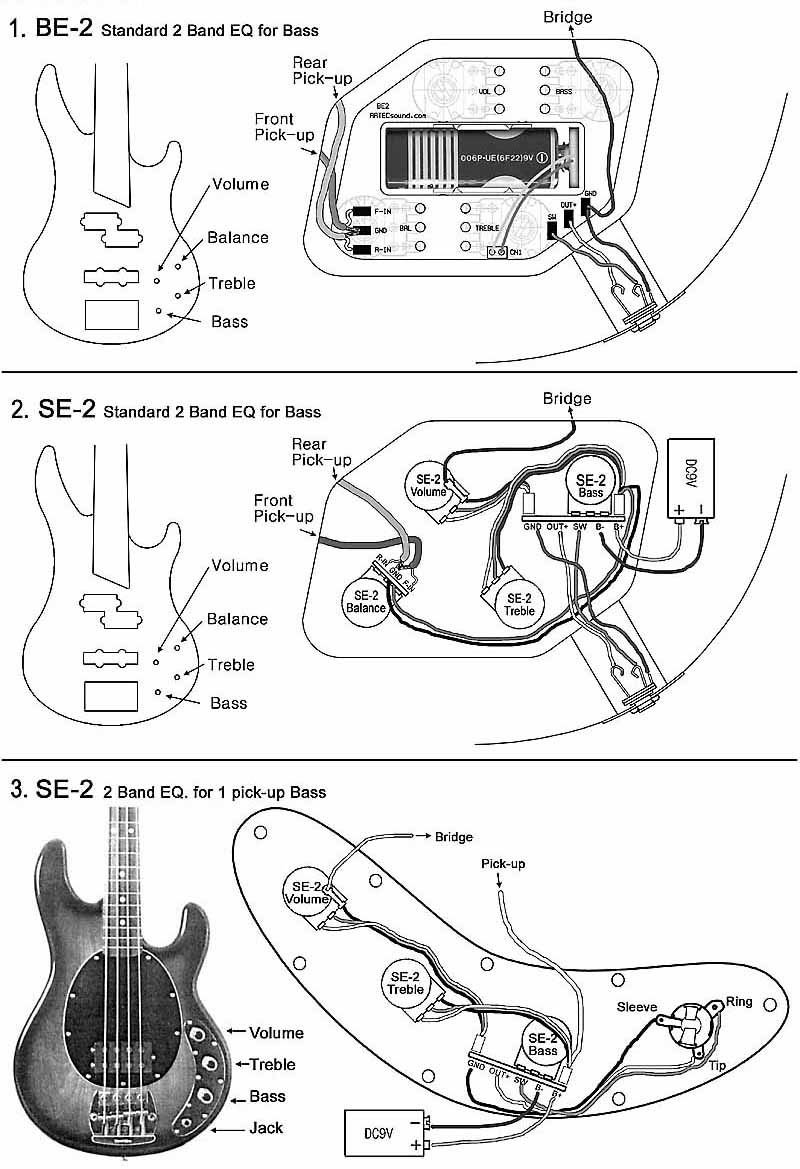 Bass Pickup Wiring Diagrams  U2013 Volovets Info