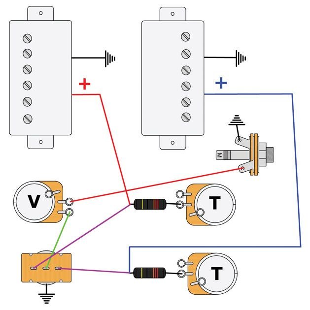 Mod Garage: Les Paul Master Wiring #3