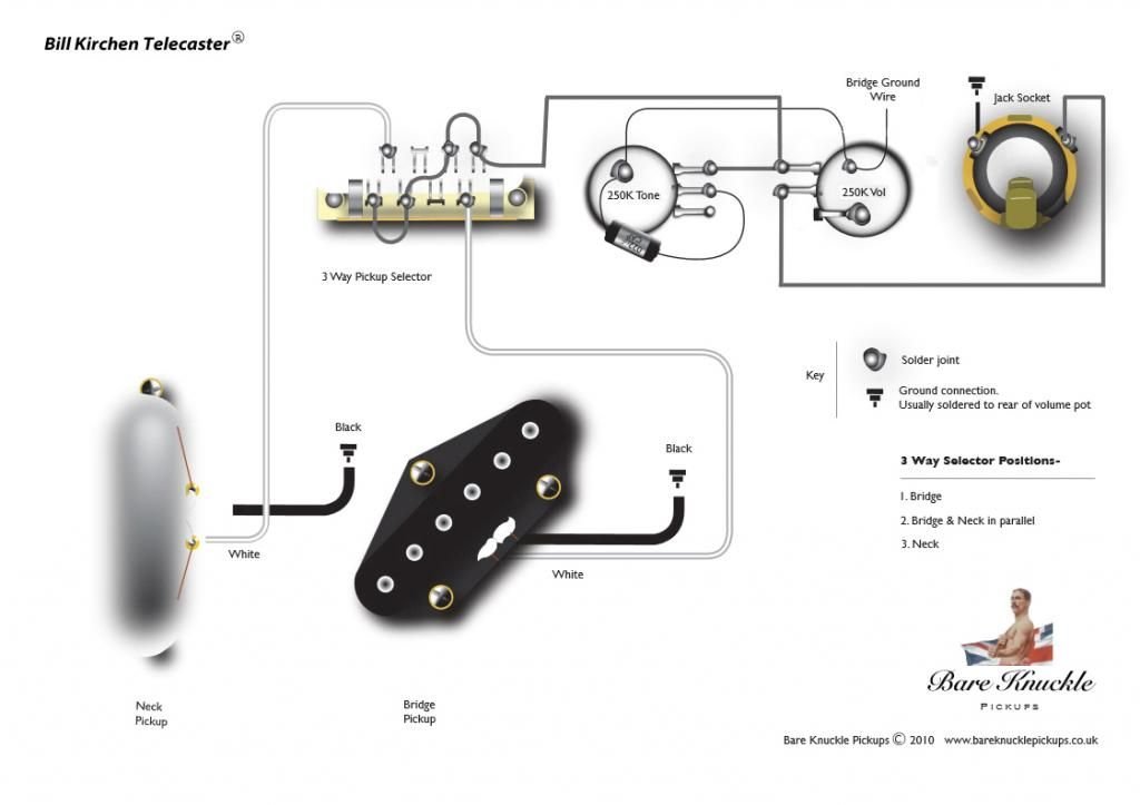 Bill Kirchen-Telecaster Wiring Diagram