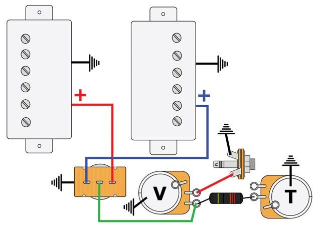 Mod Garage: Les Paul Master Wiring #1