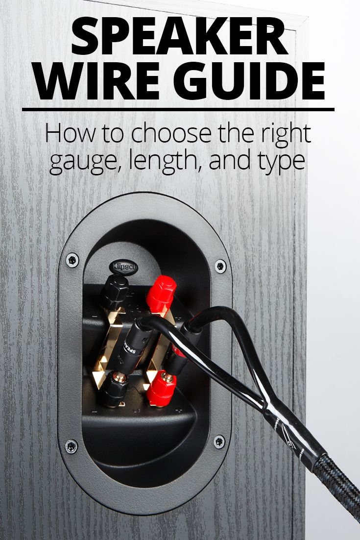 Speaker wire: How to choose the right gauge and type