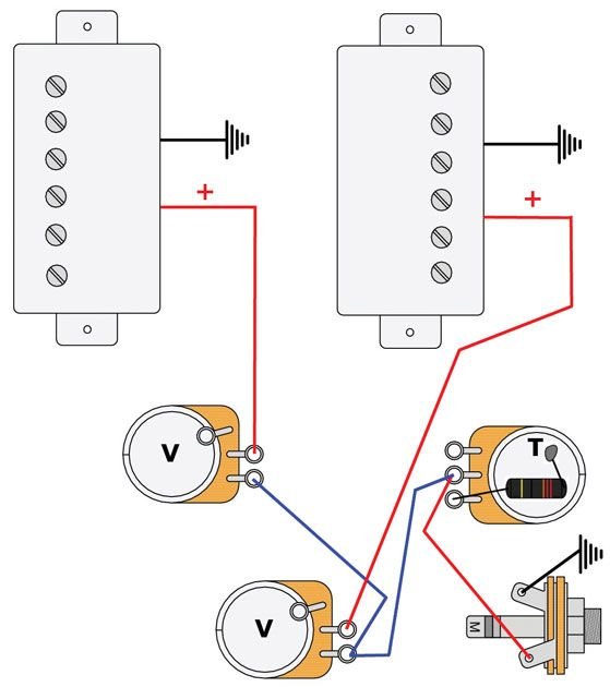 Mod Garage: Les Paul Master Wiring #2