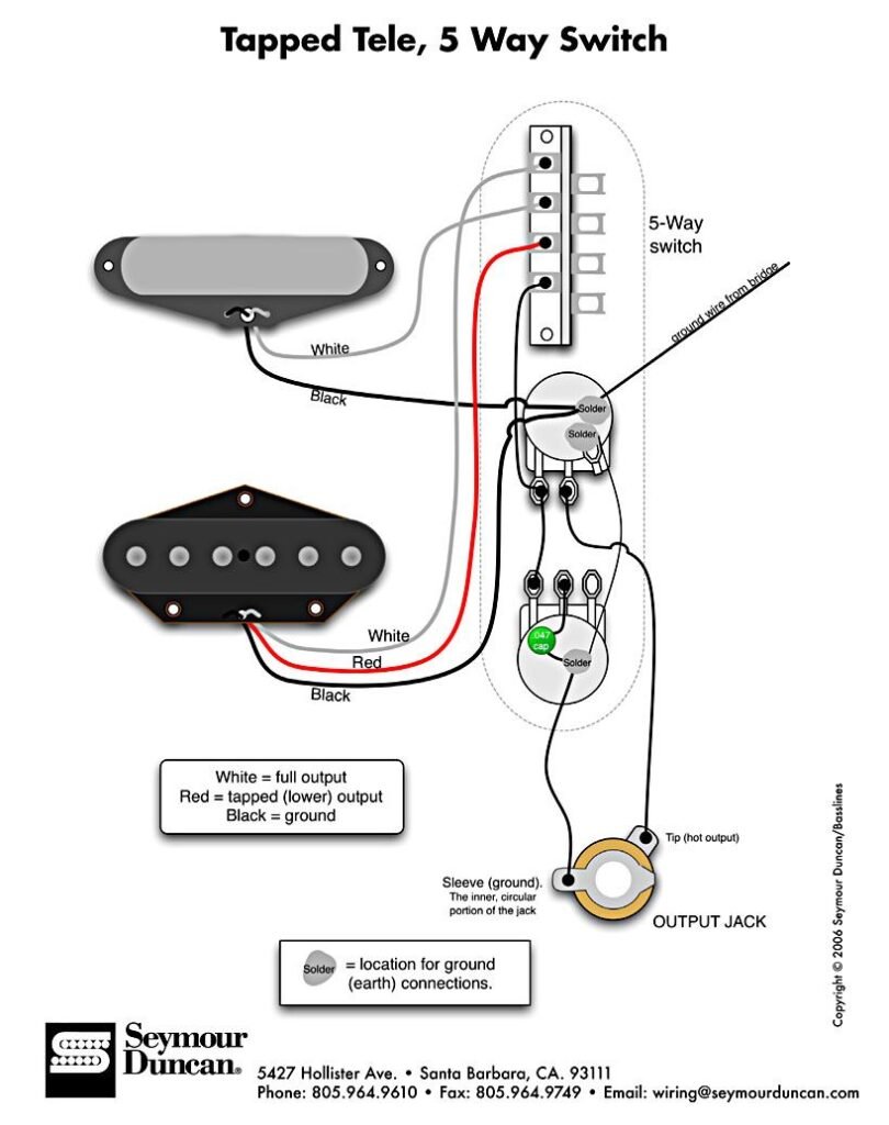 Telecaster Wiring Diagram Seymour