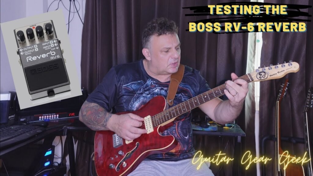 BOSS RV 6 Demo - Is It Any Good? Tested with a Modified Harley Benton TE-90QM with P180 GFS Pickups