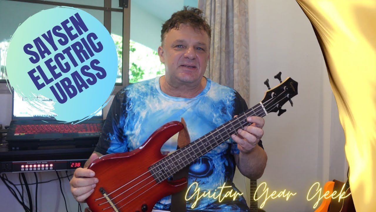 Ukulele Bass Review - Saysen Solid-body Electric Ubass with Kala Round Wound Strings